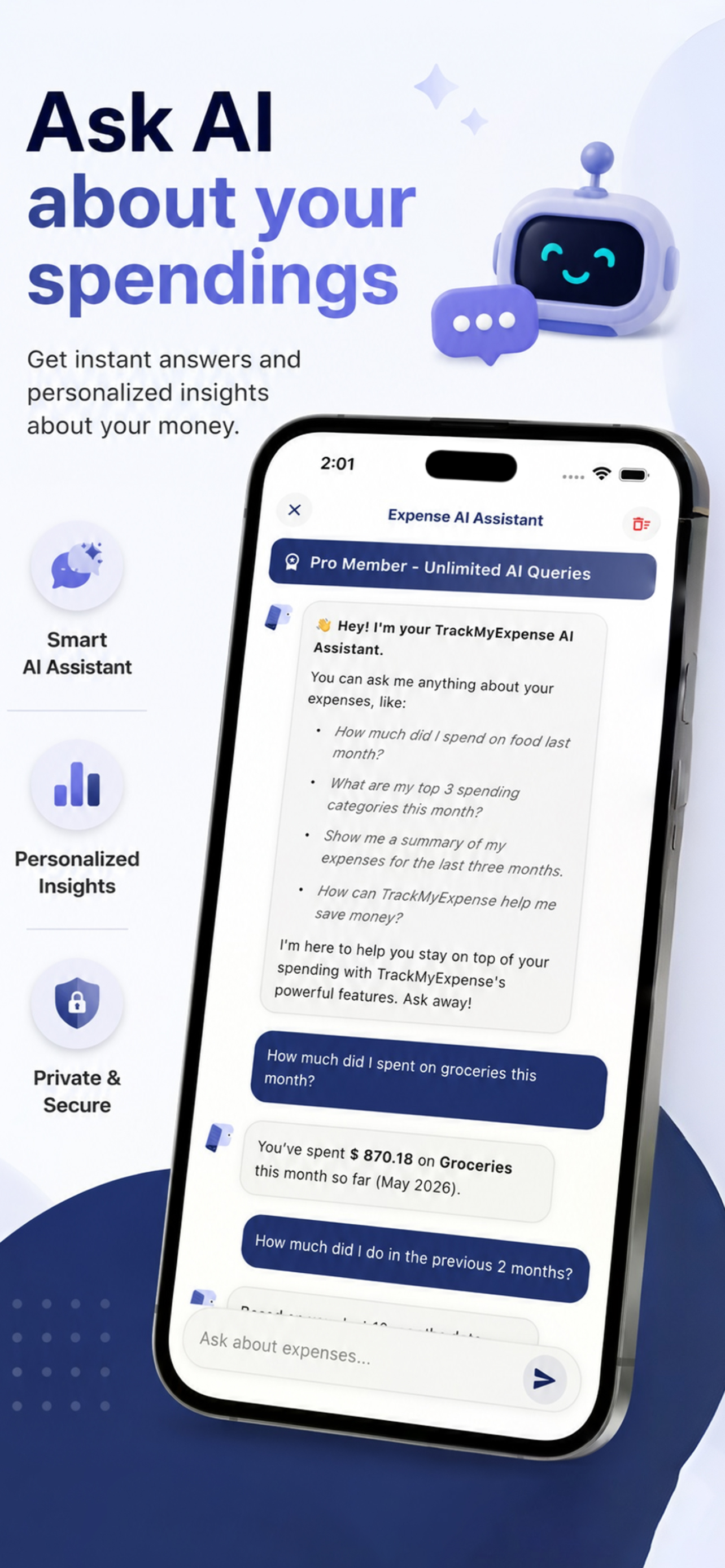 TrackMyExpense Dashboard